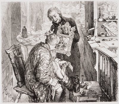 The Broken Jug by Adolph Menzel